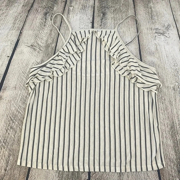 American Eagle vertical stripe tank top Small - Picture 1 of 3